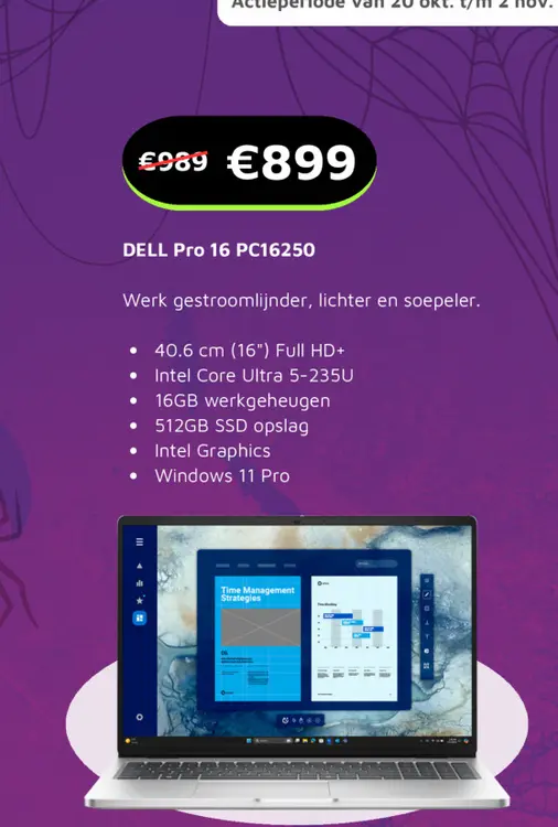 Aanbieding: Pro 16 PC16250