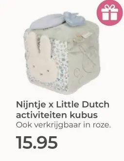 Aanbieding: Nijntje x Little Dutch activiteiten kubus