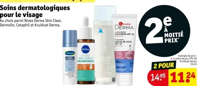 Offre: Soins dermatologiques pour le visage