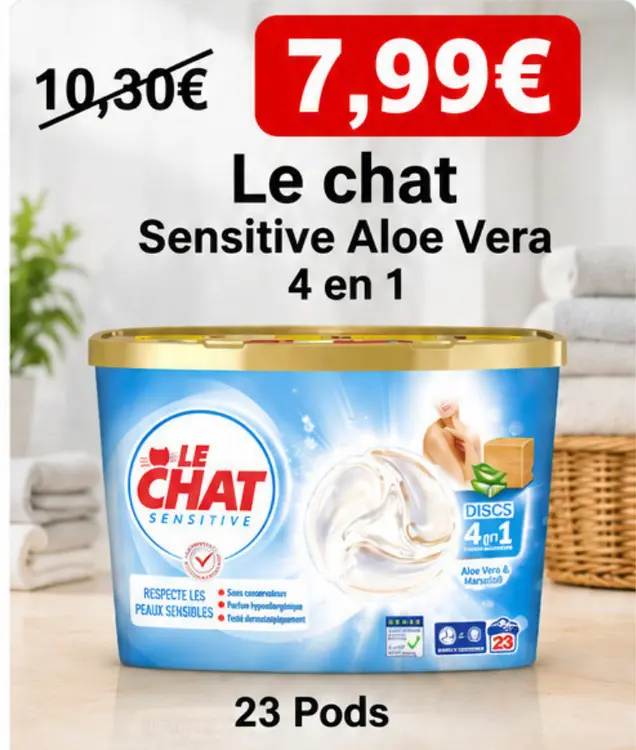Offre: Sensitive Aloe Vera 4 en 1