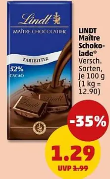 Aanbieding: LINDT Maître Schokolade
