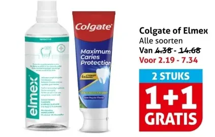 Aanbieding: Colgate of Elmex