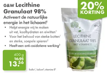 Aanbieding: G&W Lecithine Granulaat 98%