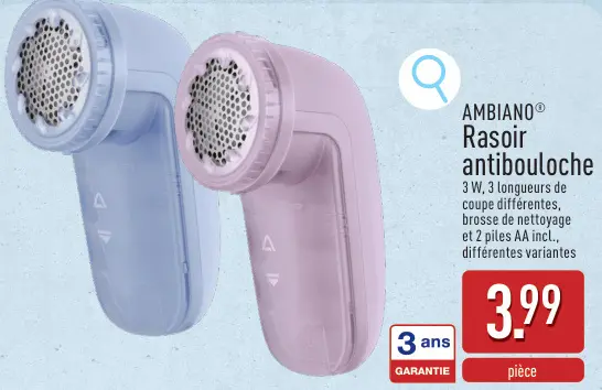 Offre: Rasoir antibouloche