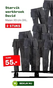 Aanbieding: Størvik werkbroek David