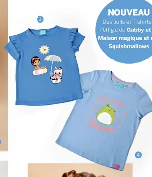 Offre: Des pulls et T-shirts l'effigie de Gabby et M