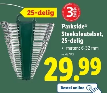 Aanbieding: Steeksleutelset