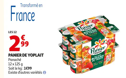 Promotie: PANIER DE YOPLAIT Panaché