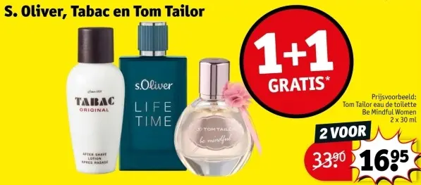 Aanbieding: S. Oliver, Tabac en Tom Tailor