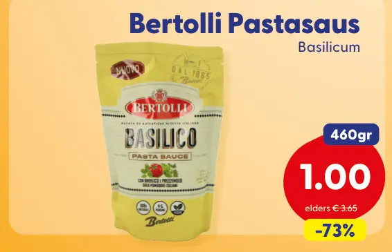 Aanbieding: Pastasaus Basilicum