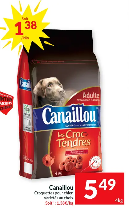 Offre: Canaillou Croquettes pour chien