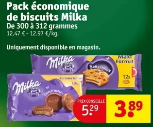 Offre: Pack économique de biscuits