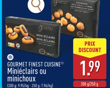 Offre: Miniéclairs ou minichoux