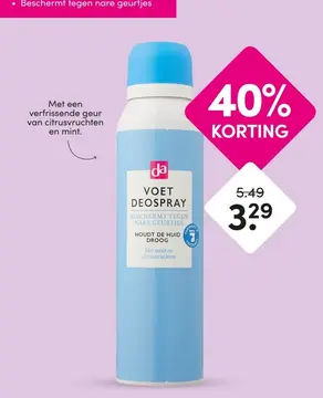 Aanbieding: Voet deospray