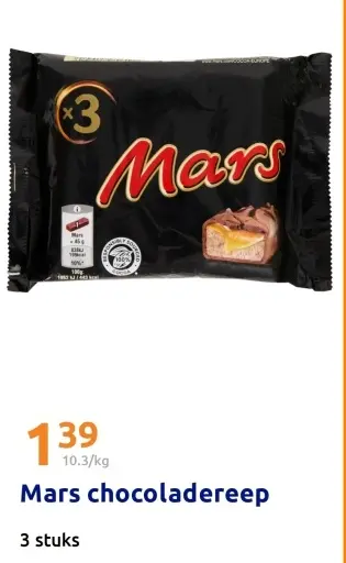Aanbieding: Mars chocoladereep