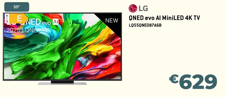 Offre: QNED evo AI MiniLED 4K TV