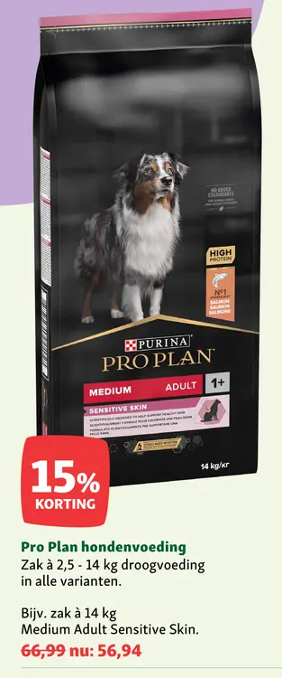 Aanbieding: Pro Plan hondenvoeding