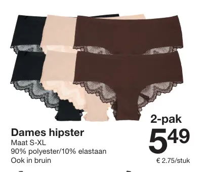 Aanbieding: Dames hipster