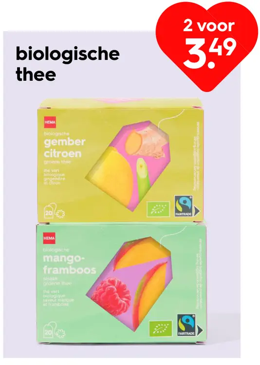 Promotie: Biologische thee