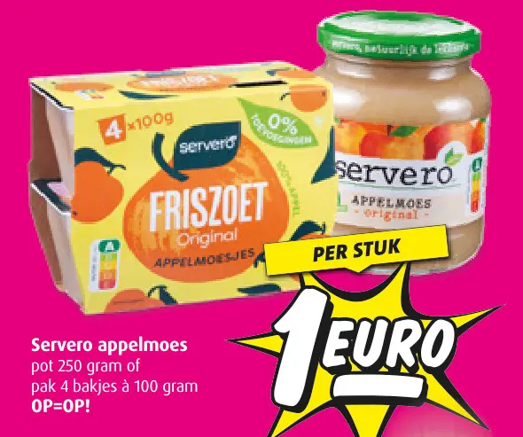 Aanbieding: Servero appelmoes