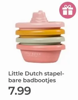 Aanbieding: stapelbare badbootjes