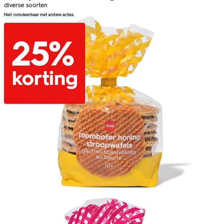 Promotie: roomboter honing stroopwafels