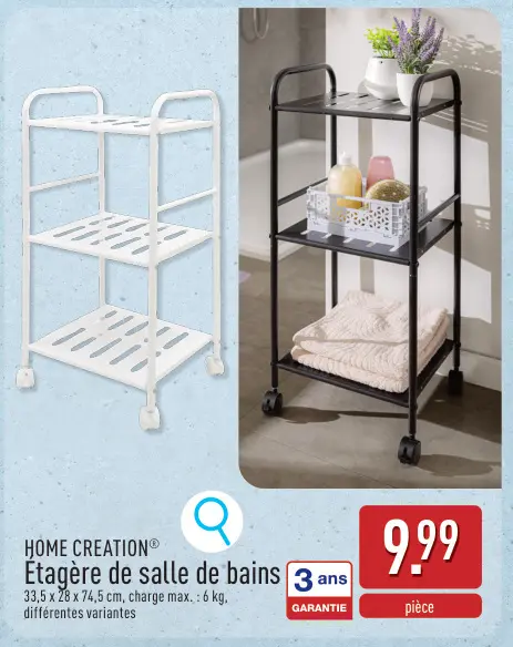 Offre: Étagère de salle de bains