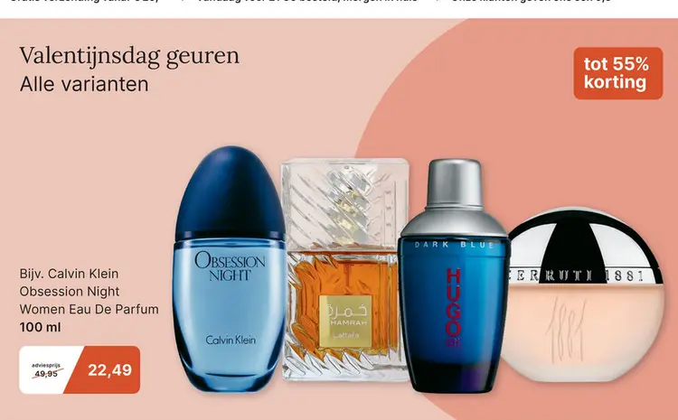 Aanbieding: Obsession Night Women Eau De Parfum