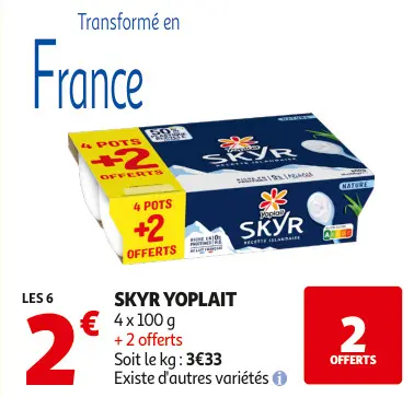 Promotie: Skyr YOPLAIT