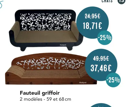 Offre: Fauteuil griffoir
