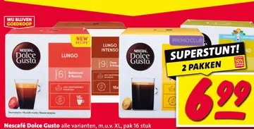 Aanbieding: Nescafé Dolce Gusto alle varianten