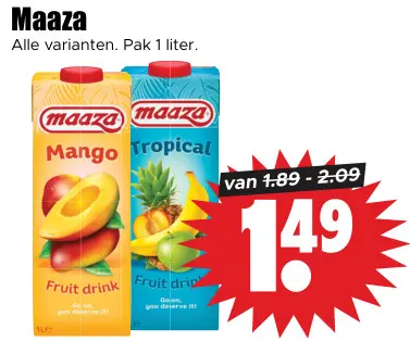 Aanbieding: Fruit drink