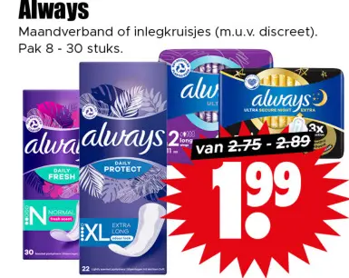 Aanbieding: Always
