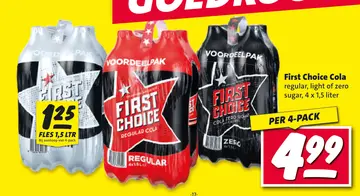 Aanbieding: First Choice Cola
