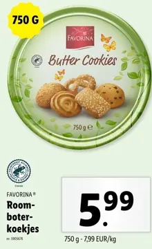 Aanbieding: Roomboterkoekjes