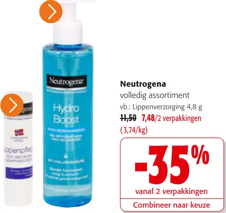 Promotie: Volledig assortiment