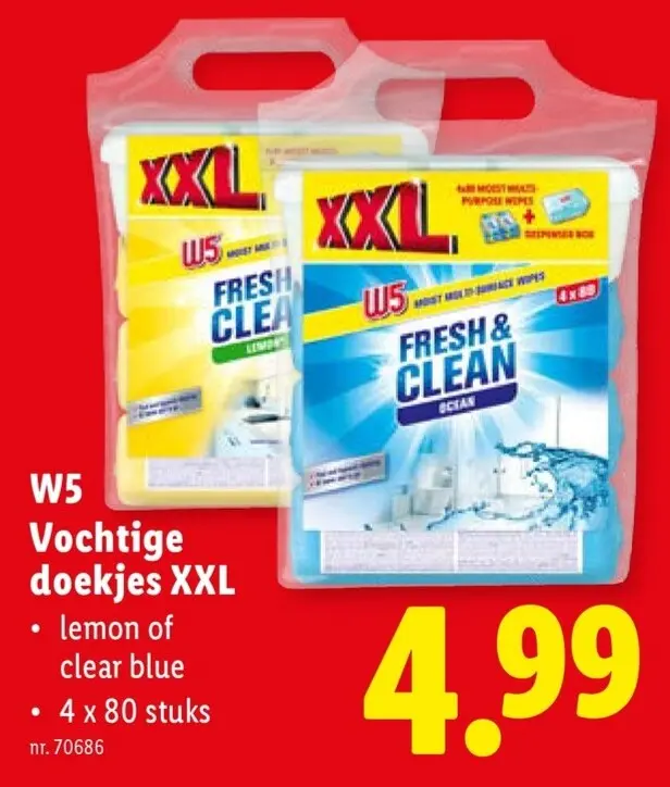 Promotie: Vochtige doekjes XXL