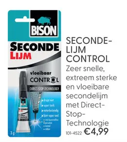 Aanbieding: Seconde-lijm control