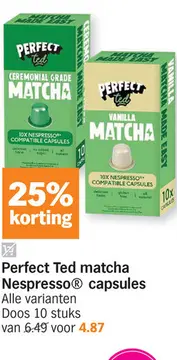 Aanbieding: Perfect Ted Nespresso capsules