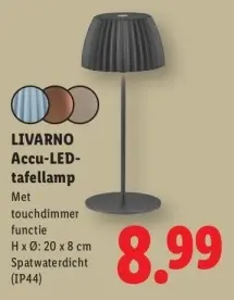 Aanbieding: Accu-LED-tafellamp