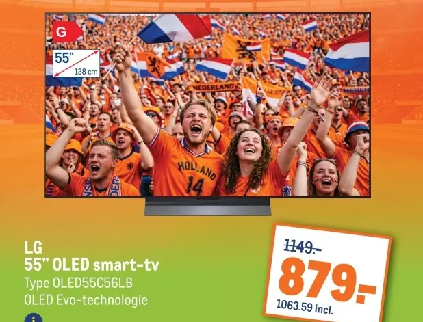 Aanbieding: 55" OLED smart-tv