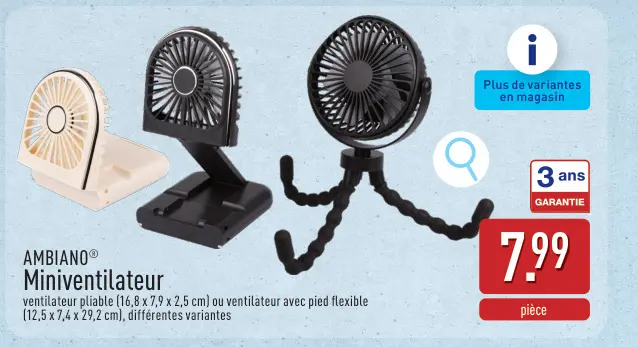 Offre: Miniventilateur