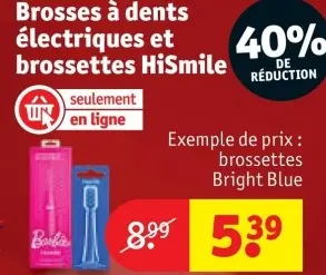 Offre: Brosses à dents électriques et brossettes