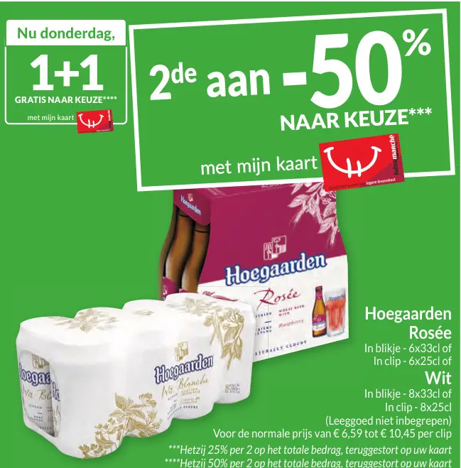 Promotie: Hoegaarden Rosée of Wit