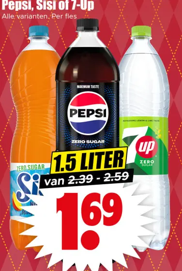 Aanbieding: Pepsi, Sisi of 7-Up