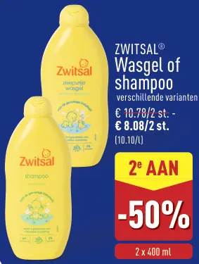 Promotie: Wasgel of shampoo