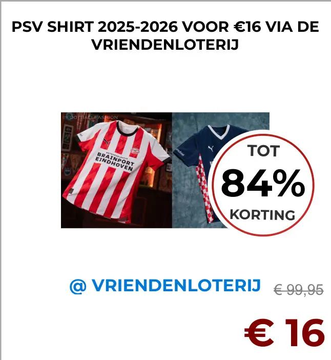 Aanbieding: Psv shirt 2025-2026