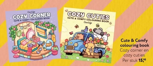 Aanbieding: Cute & Comfy colouring book