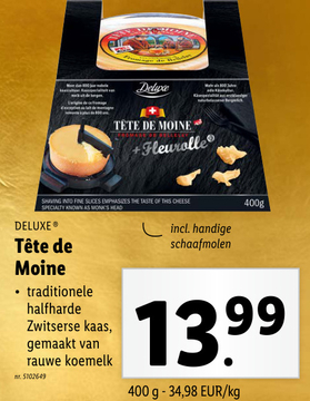 Aanbieding: Tête de Moine +Fleurolle