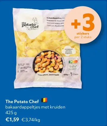 Promotie: The Potato Chef bakaardappeltjes met kruiden